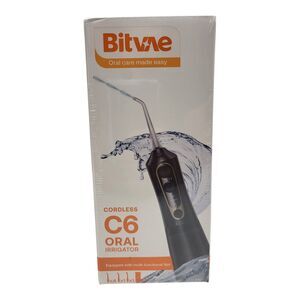Bitvae C6 Water Dental Flosser Teeth Cordless Portable Oral Irrigator Black New